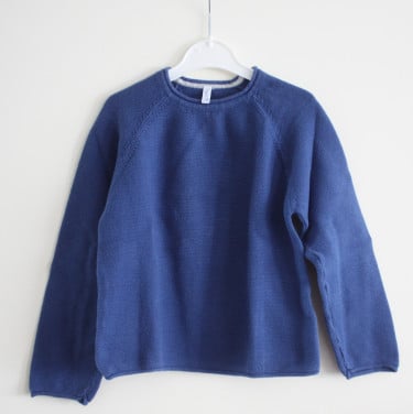 Blauwe trui maat 62-68