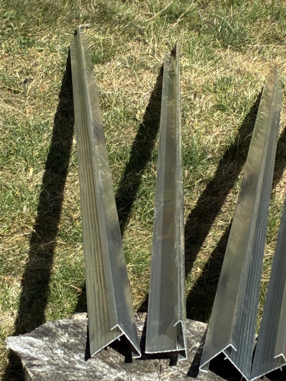 Daktrim aluminium 45 mm x 45 mm, lengte 2500 mm