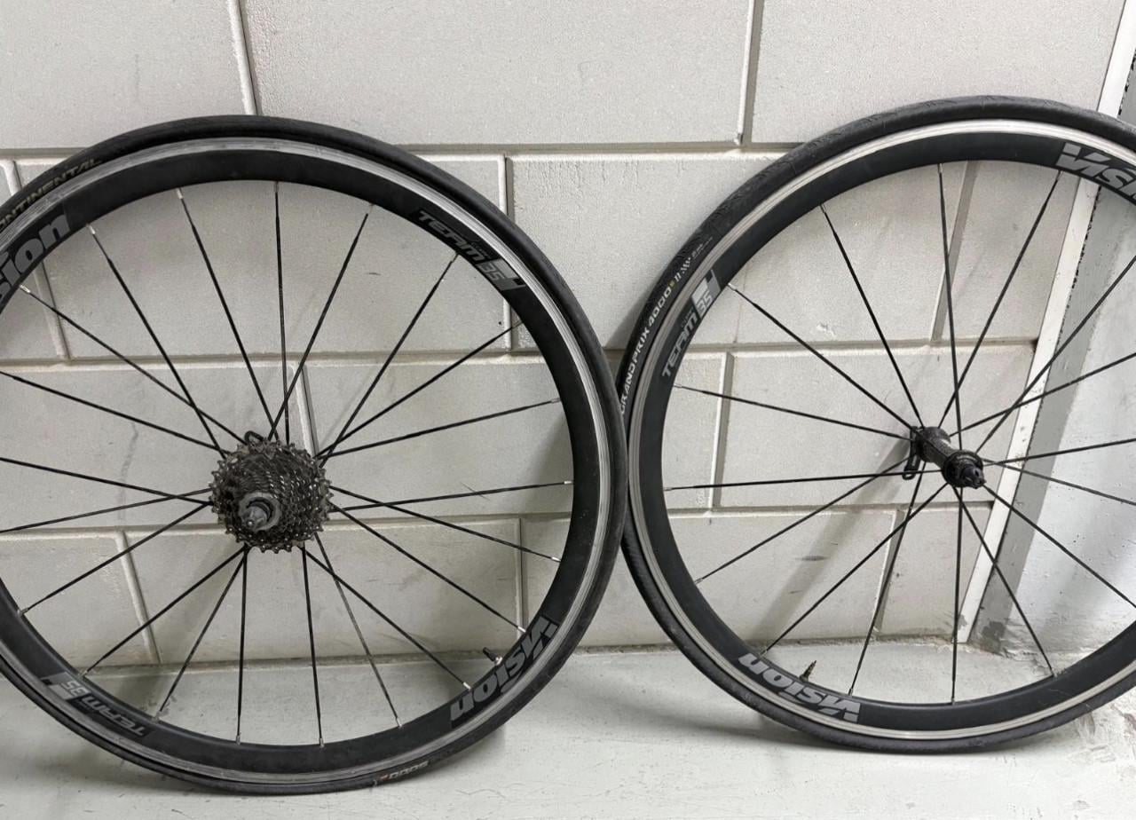 Vision wielen racefiets
