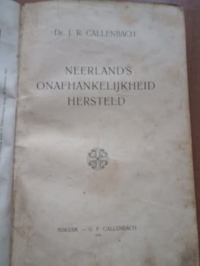Boek uit 1913