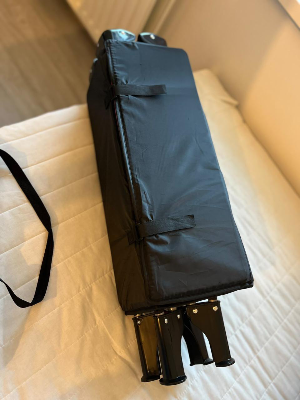 Campingbed met extra matrasje