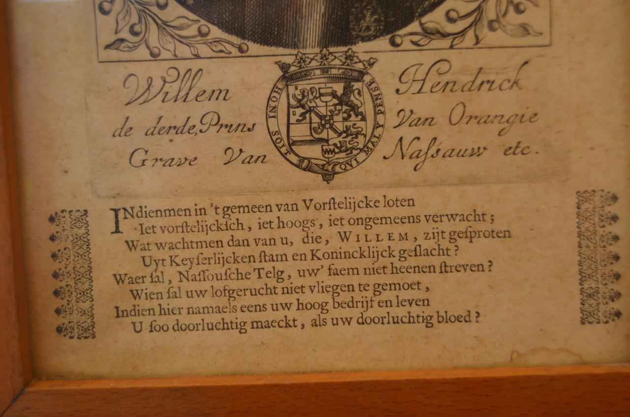 Ets 'Willem Hendrick den III, Prins van Orangien. & c.