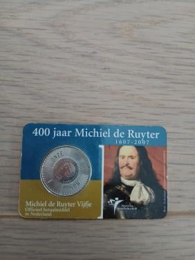 ZILVEREN MICHIEL DE RUYTER VIJFJE