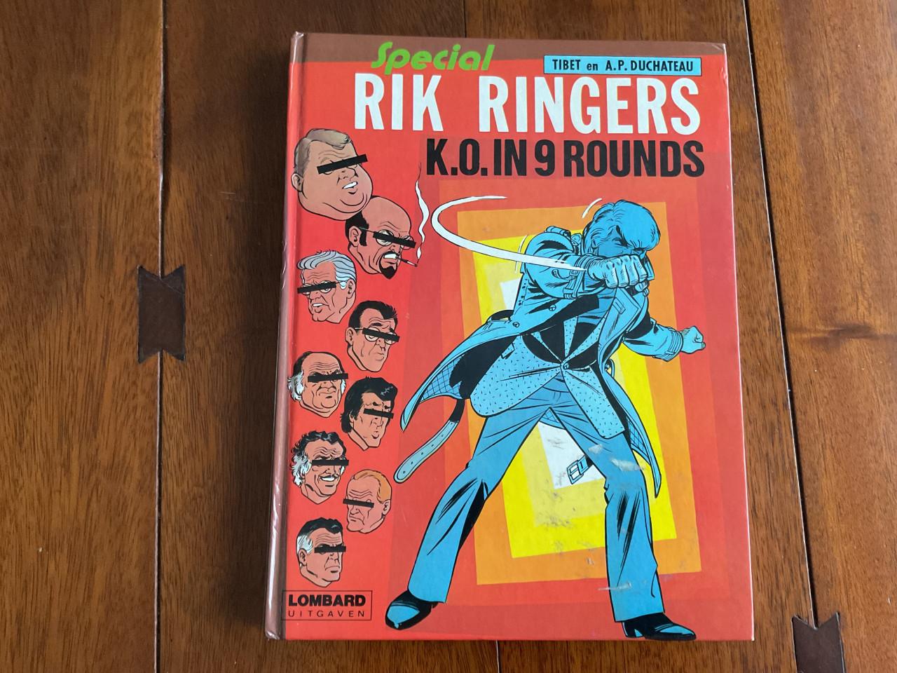 Stripboeken met harde kaft. Kuifje. Rik Ringers. Asterix en Lucky Luke.