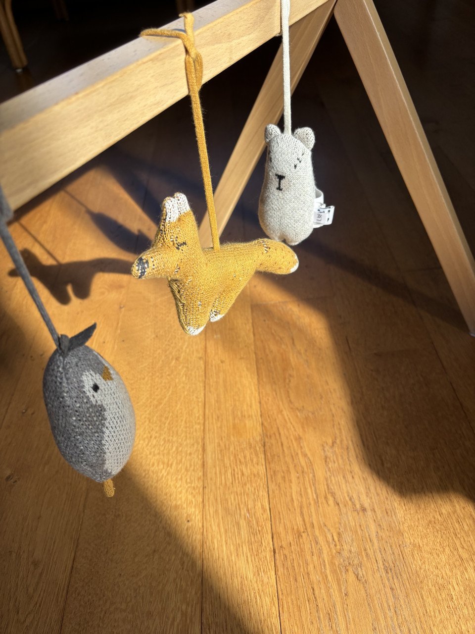LieWood babygym, speelbalk diertjes