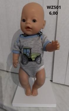 Poppenkleertjes baby born. Rompertje. Opbrengst KiKa.