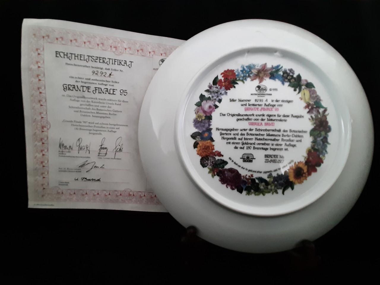 Hutschenreuther borden Grande Finale 1989 t/m 1999