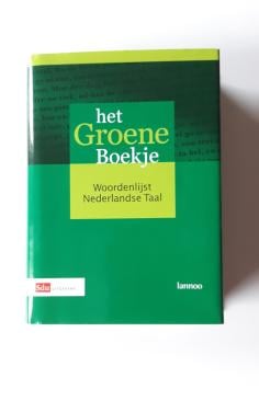 Groene boekje, Woordenlijst Nederlandse Taal  Het Groene Boekje is de gebru