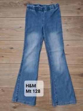 H&M flared jeans maat 128 - Zachte spijkerstof