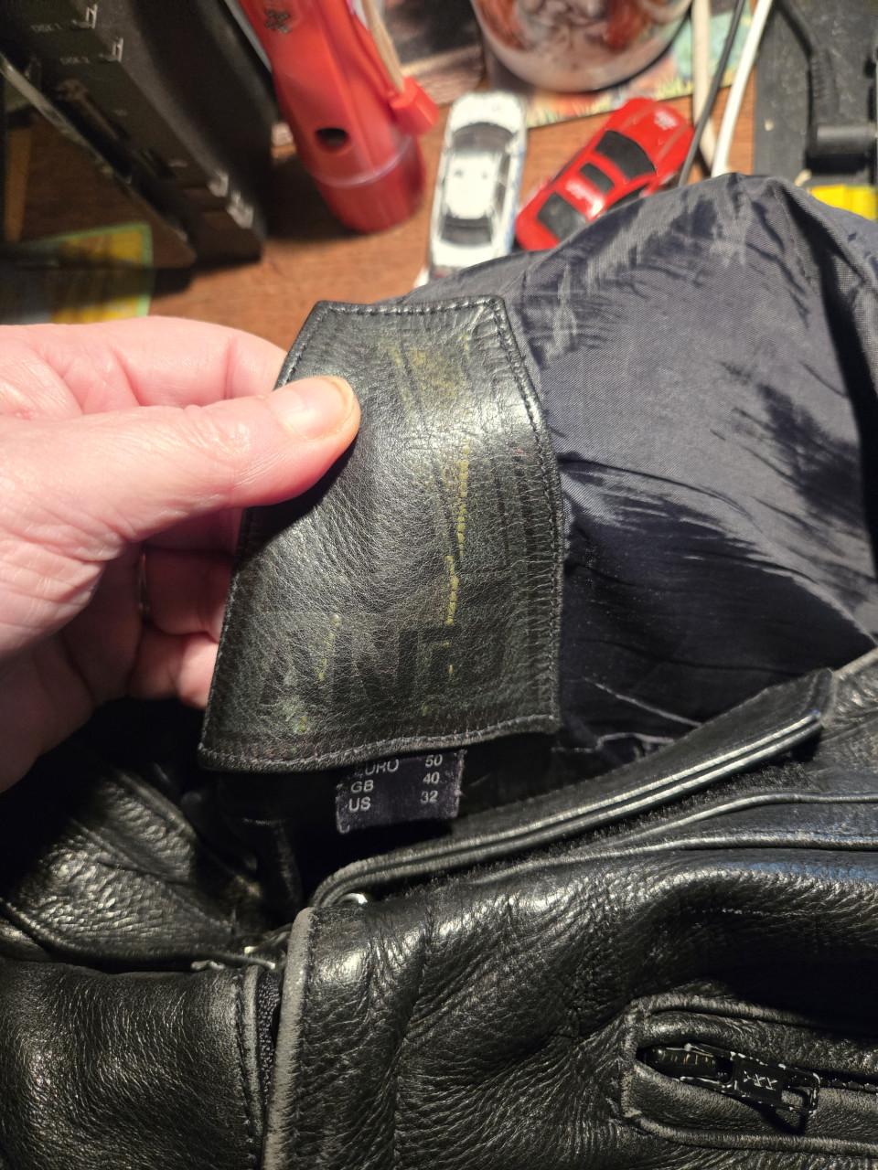 Leren motorbroek Akito Maat 50 .