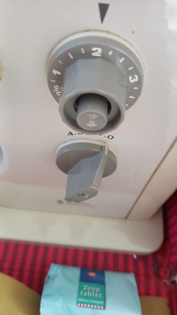 Naaimachine in koffer