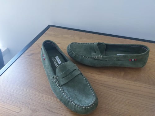 Hush puppies en leren instappers maat 40