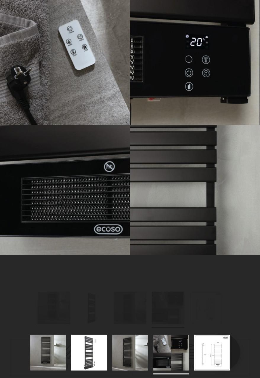 Hudson Reed elektrische handdoekradiator - NIEUW