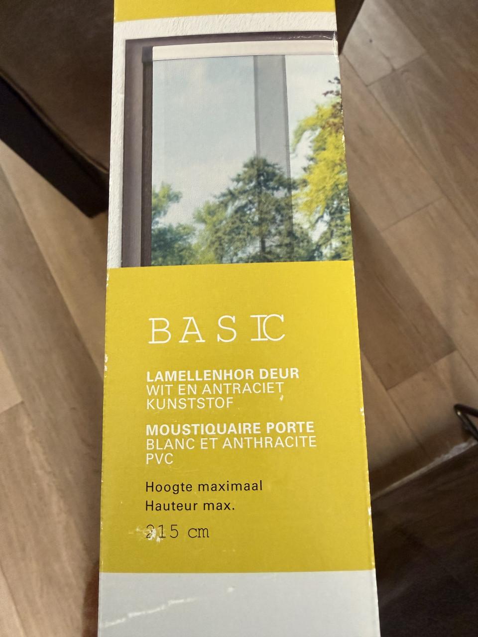 Bruynzeel lamellen hor 215x95cm zwart NIEUW