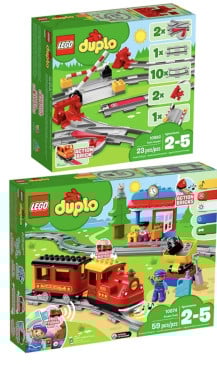 Duplo trein  en extra rails
