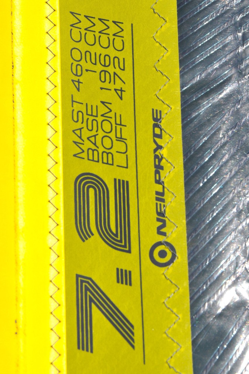 7.2m2 NeilPryde Hornet, Twin-Cam Freeride zeil