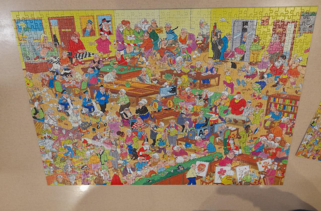 Jan van haasteren, het bejaardentehuis