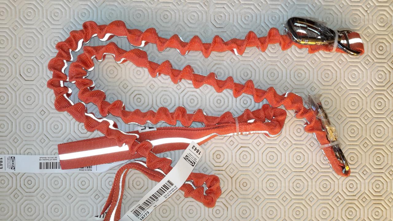 Nieuwe Ikea LURVIG uitlaatlijn 85 cm honden tot 32 kg