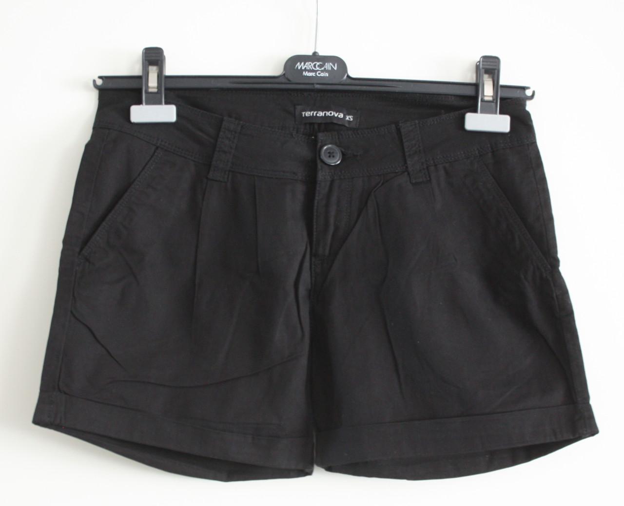 Zwarte korte broek broek maat xs