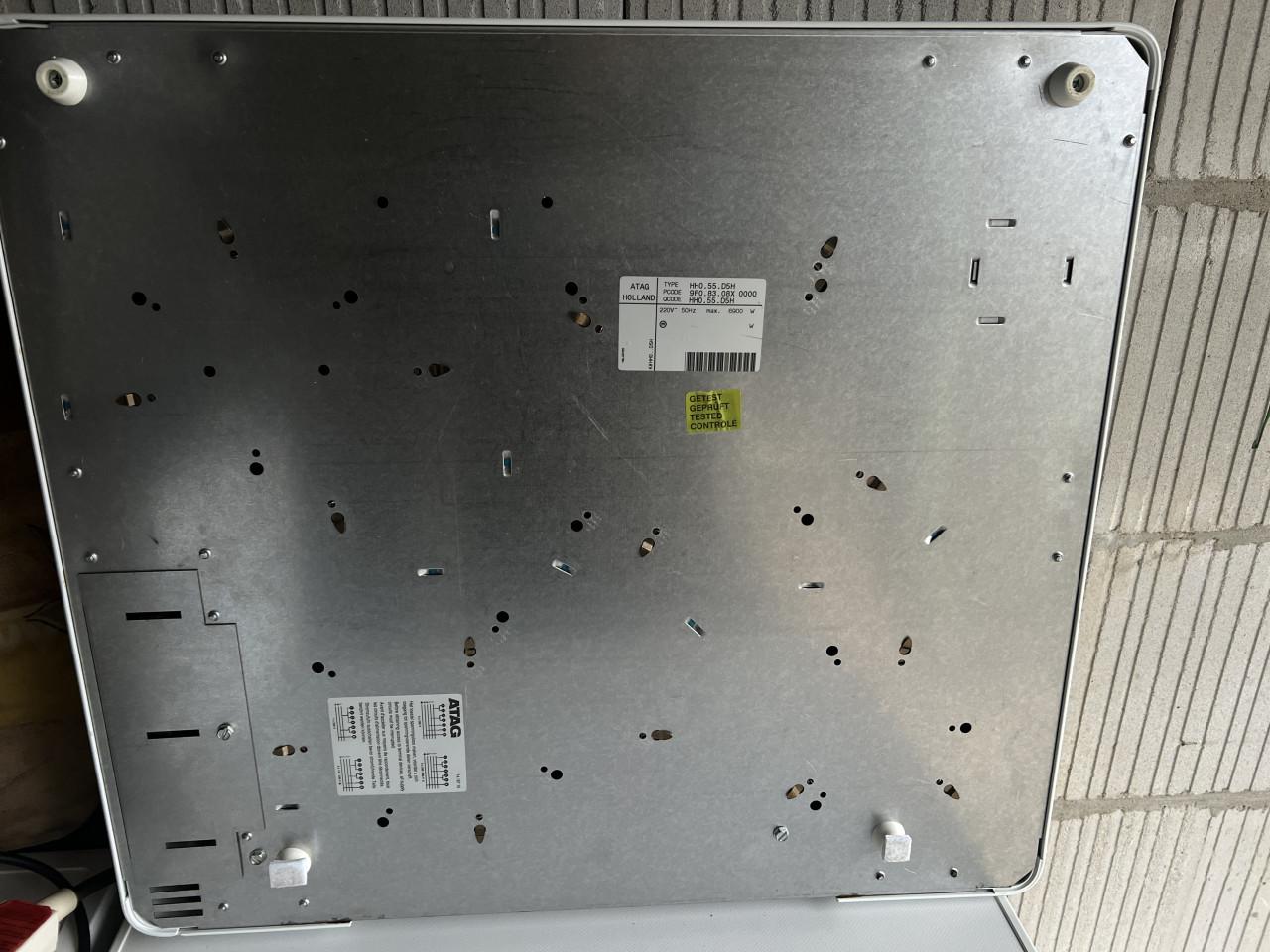 ATAG vrijstaand 4 pits keramisch Kookplaat met preilex stekker