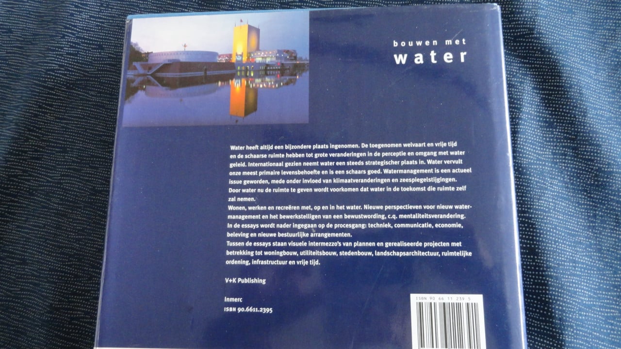 Bouwen met water door Kees van der Hoeven – BOEK IS NIEUW