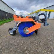 Veegmachine voor compact tractor
