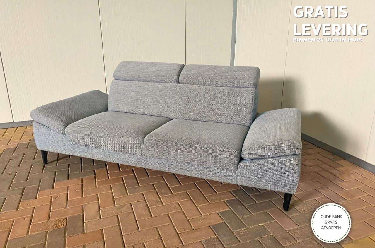 Montèl Grijze 3-zitsbank-Gratis Levering NL