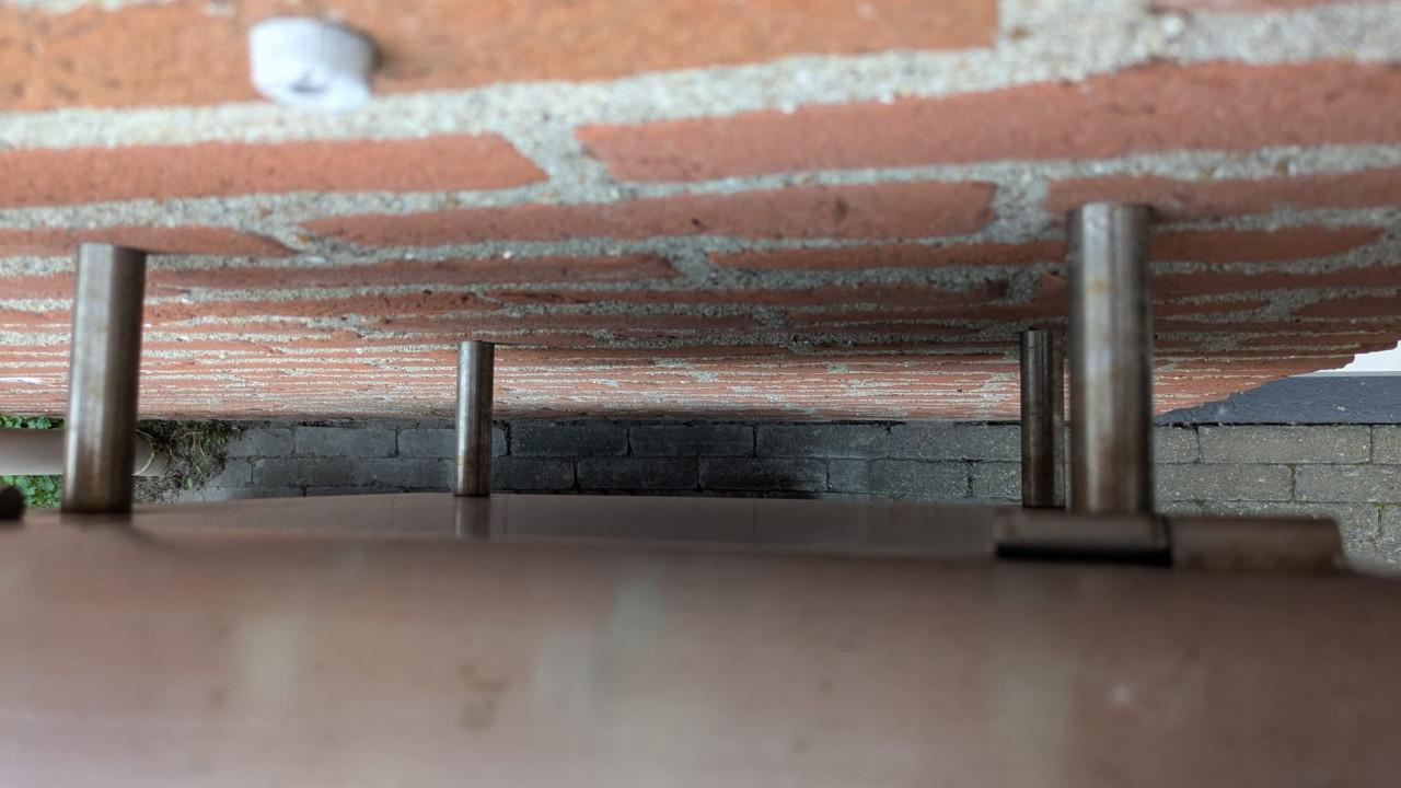 RVS wand brievenbus