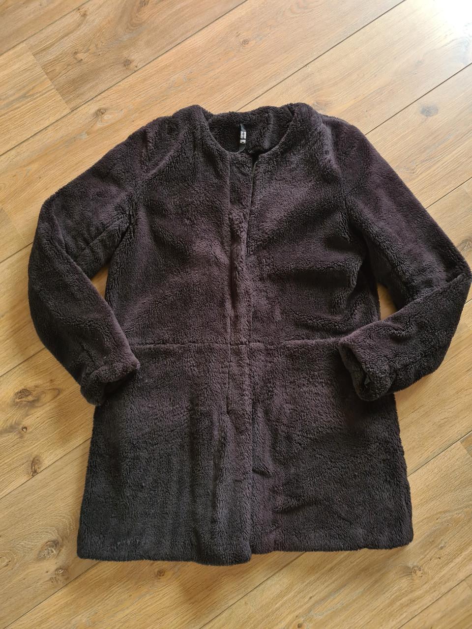 Hema Zwart fake fur Bontjas Jasje Maat S
