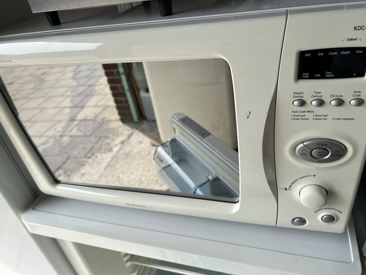 Nieuw vrijstaand combi Magnetron heteluchtoven met Grill 55 cm. Breed