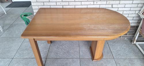 Massief eikenhouten eettafel