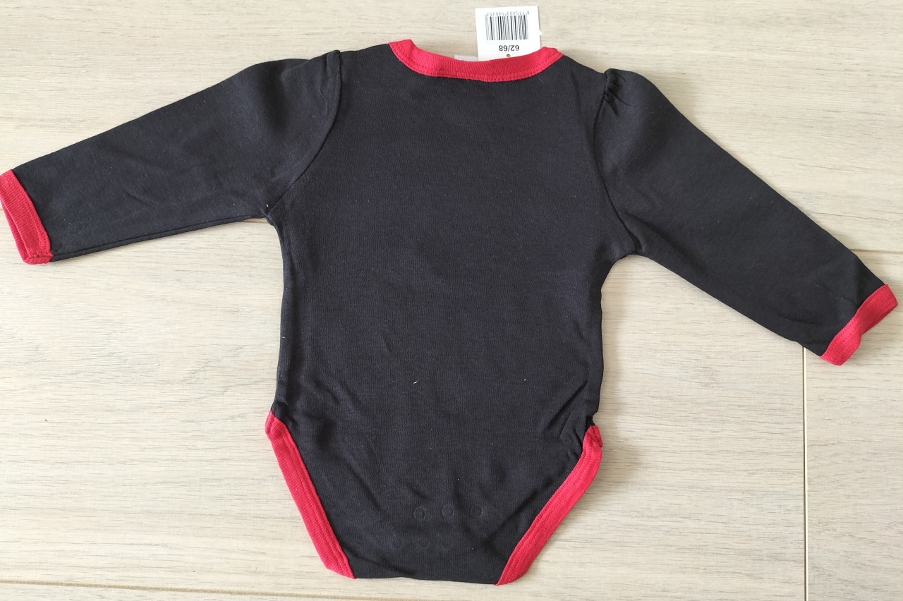 Disney romper Minnie Mouse zwart maat 62/68