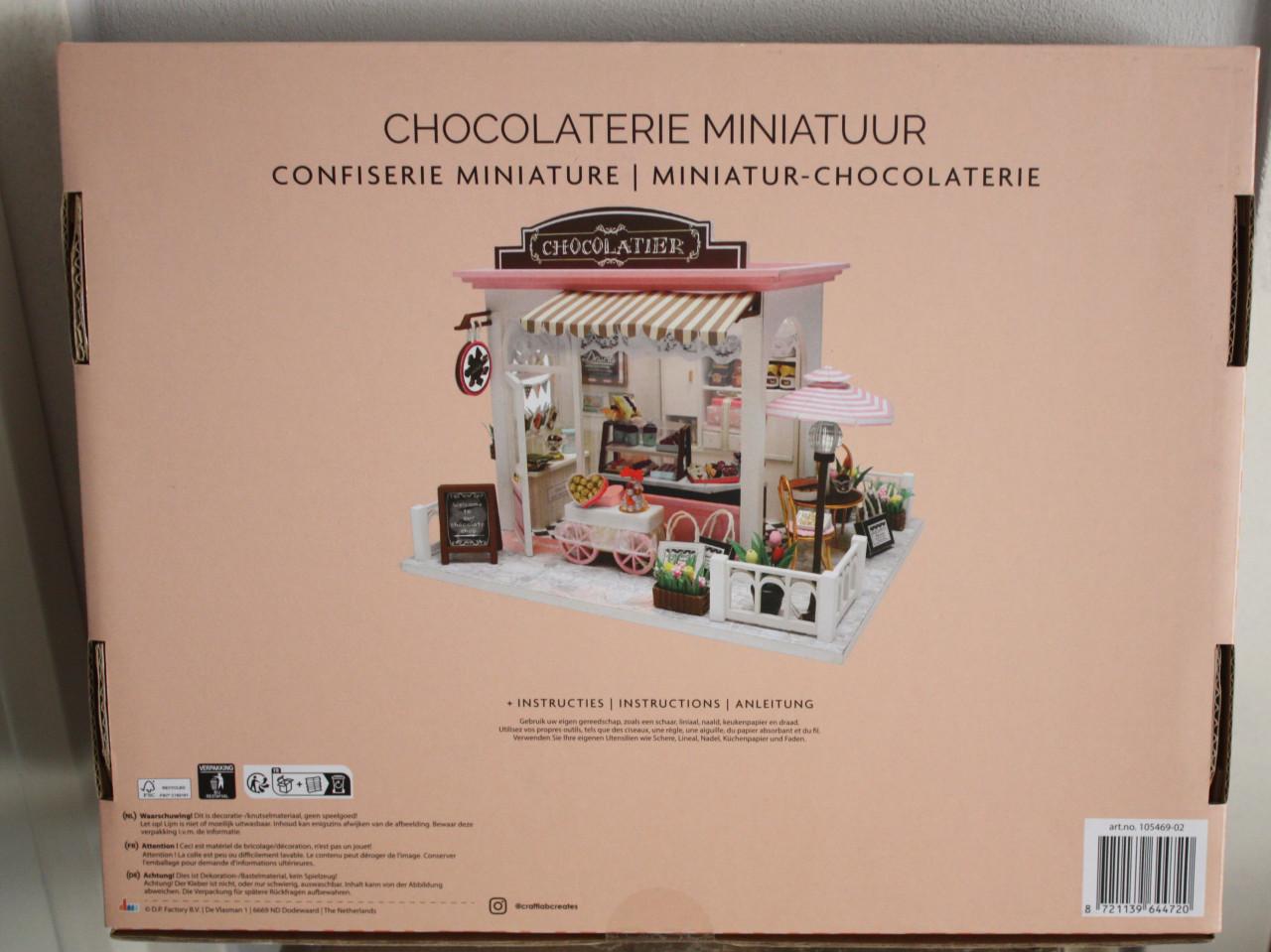 Craftlab, Chocolaterie Miniatuur , diy, Nieuw Nieuw in doos. Chocolaterie