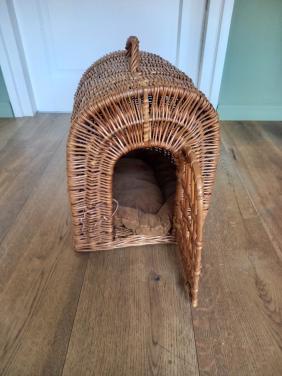 Rieten reis kattenmandje