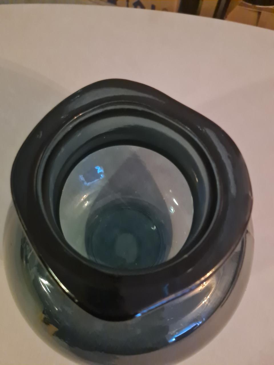 Donkerblauw blauw vaas