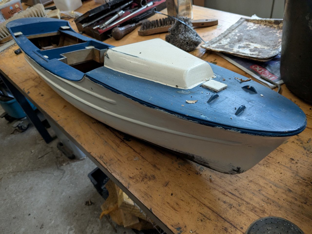 Model boot, nog af te maken
