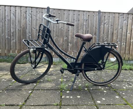 Gebruikte fiets die nog best mee kan.