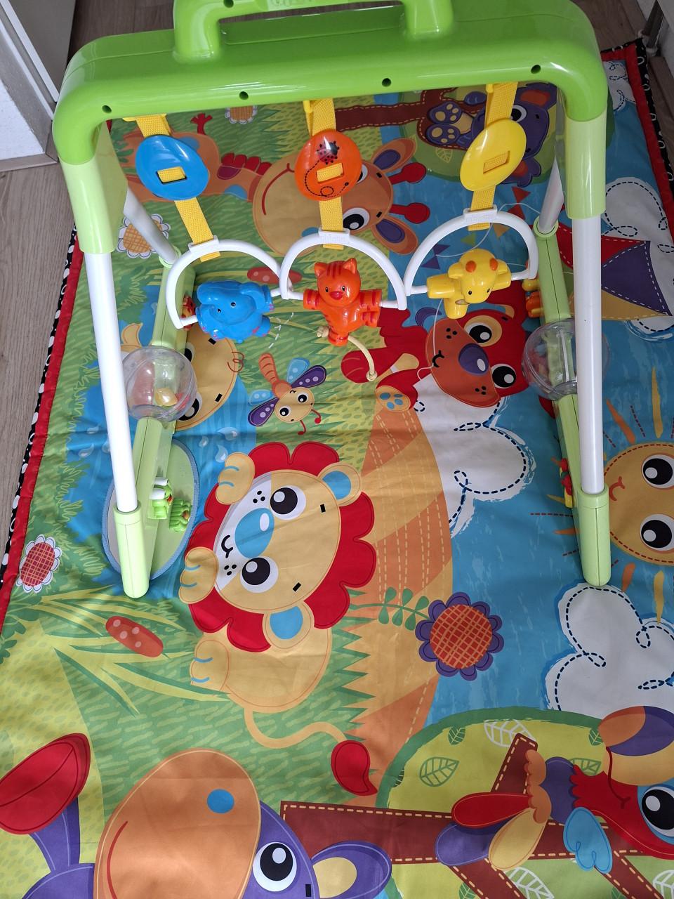 Vloerkleed met babygym