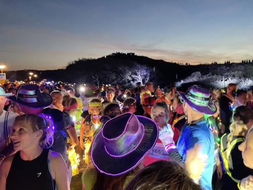 2 kaartjes Lightrun (wandelen) Kustmarathon Zeeland, vrijdag 3 oktober