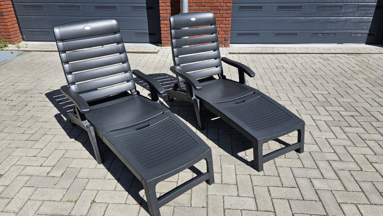 HARTMAN ligbed stoelen met kussen (2x)