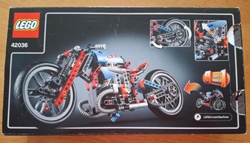Technic LEGO 42036 racemotor 2 modellen in 1