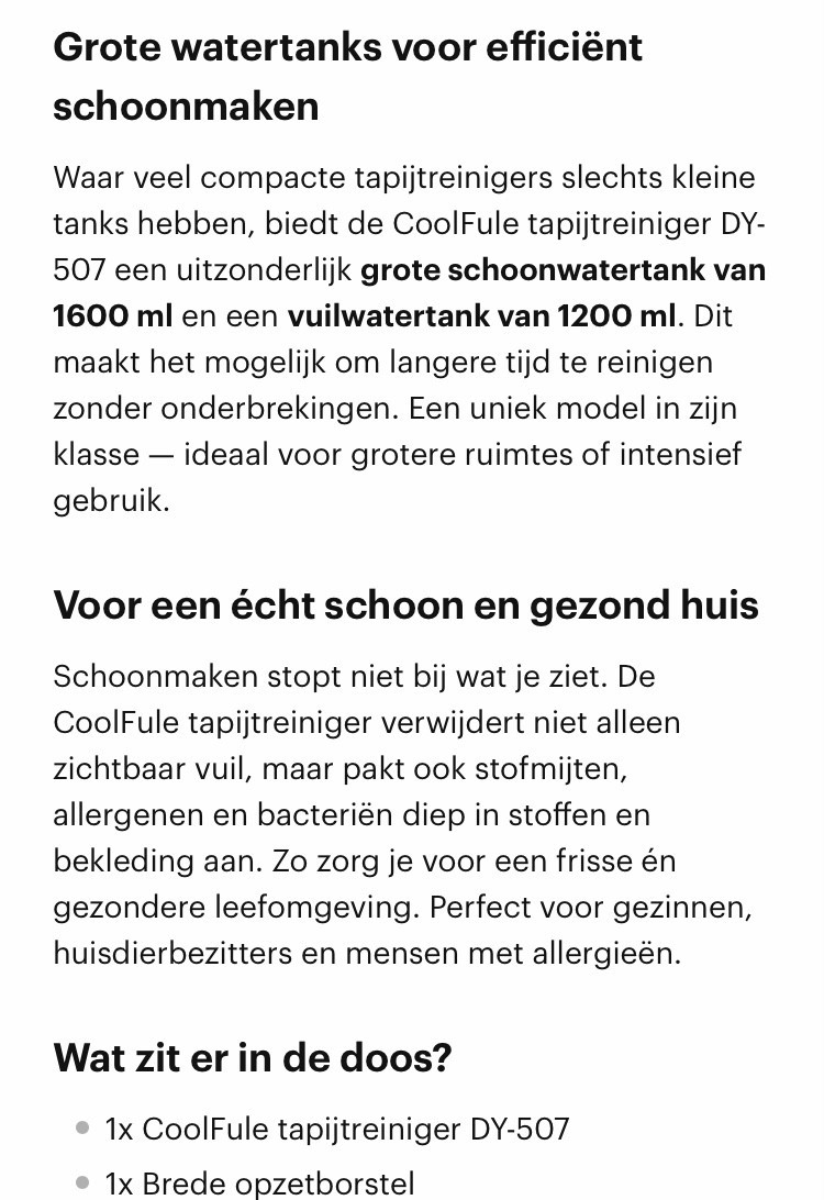 Tapijtreiniger