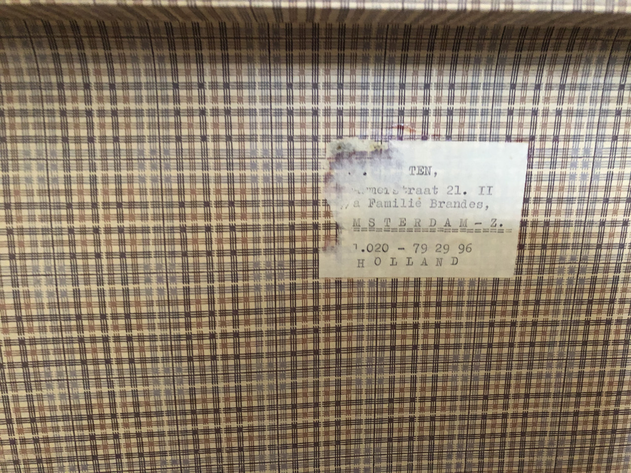 Grote vintage koffer 75 - 42 - 22 cm