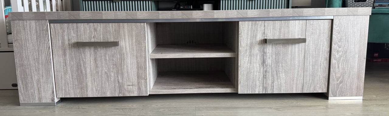 TV meubel grijs eiken