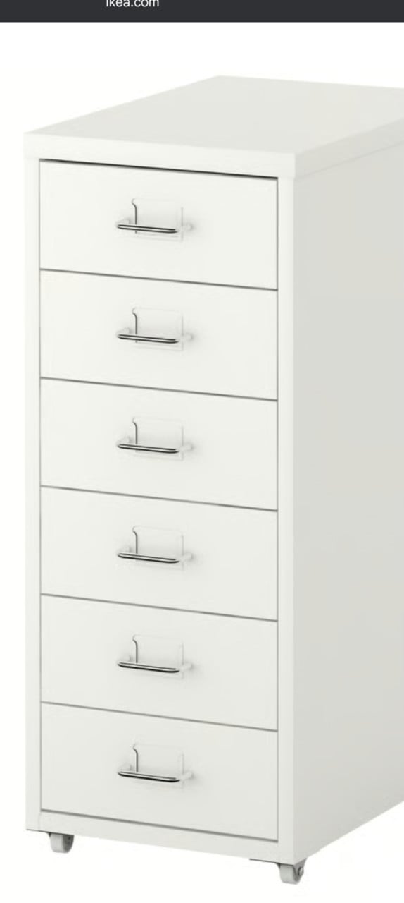 2 x Helmner ladeblok op wielen Ikea NIEUW