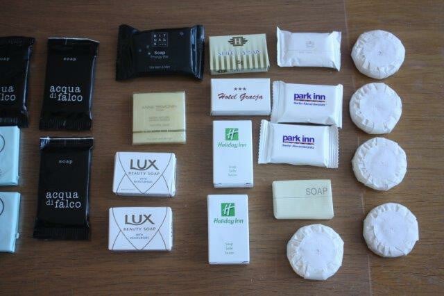 Hotel zeepjes 3 x 4,8 cm rond; Hotel Plaza 20g.