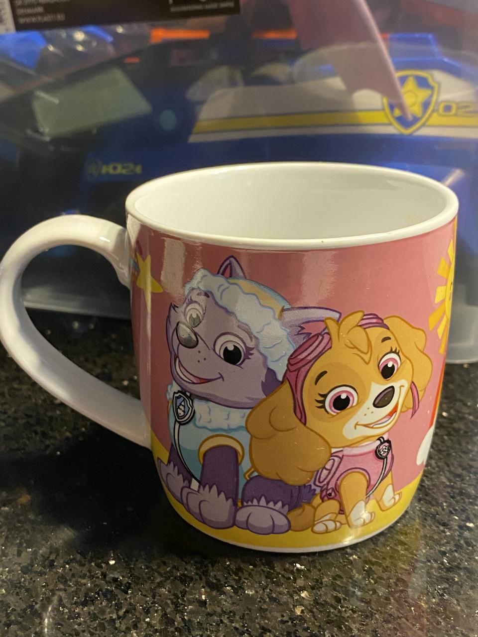 Paw Patrol mok stickers knutsel