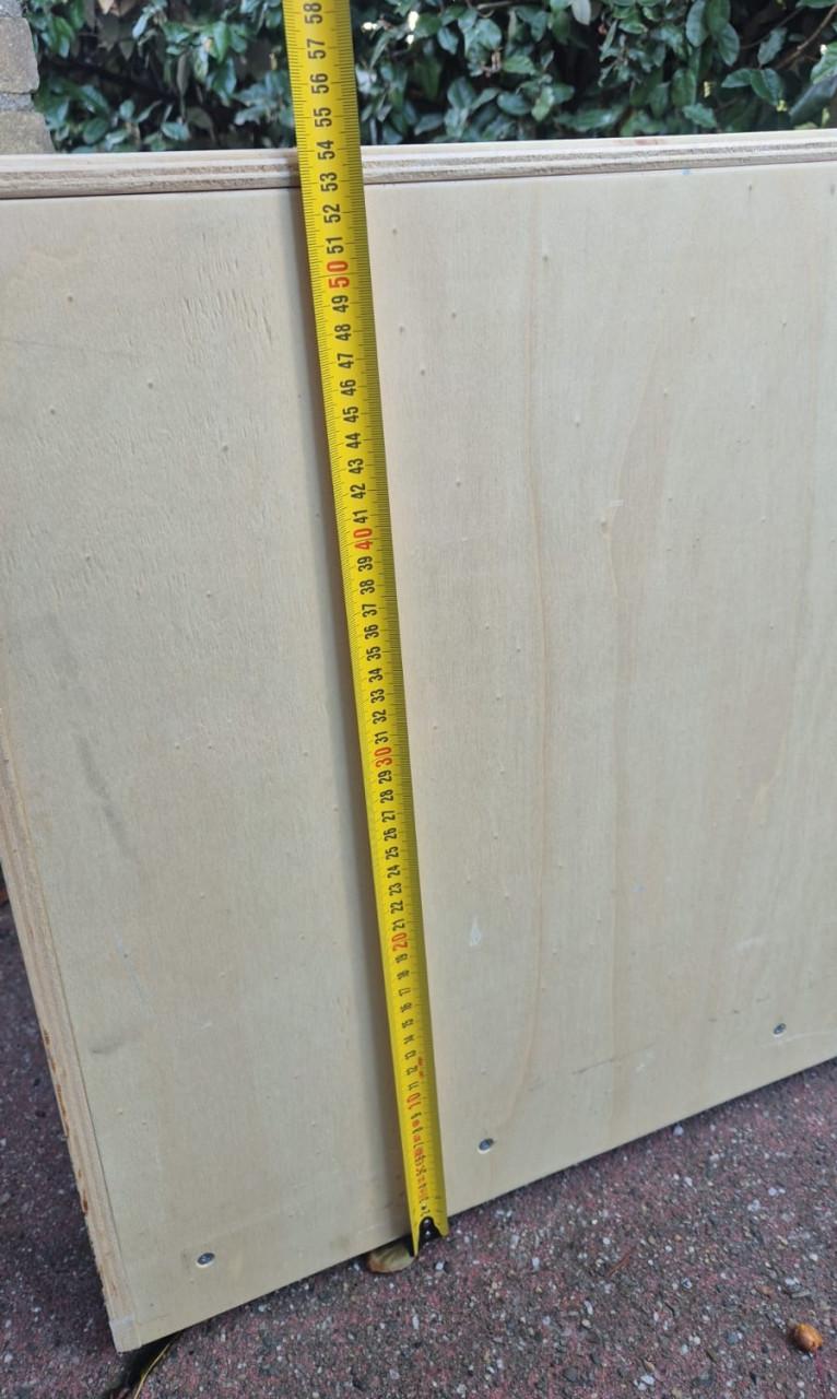 Houten opbergkisten met wieltjes