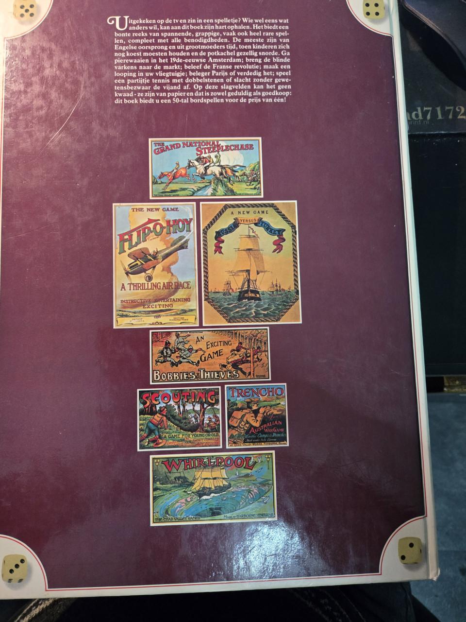 Boek:De gans met de gouden eieren en 46 andere oude bordspellen 1974 1edruk