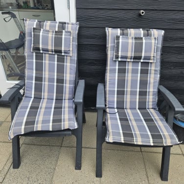 Tuinstoelen en kussens